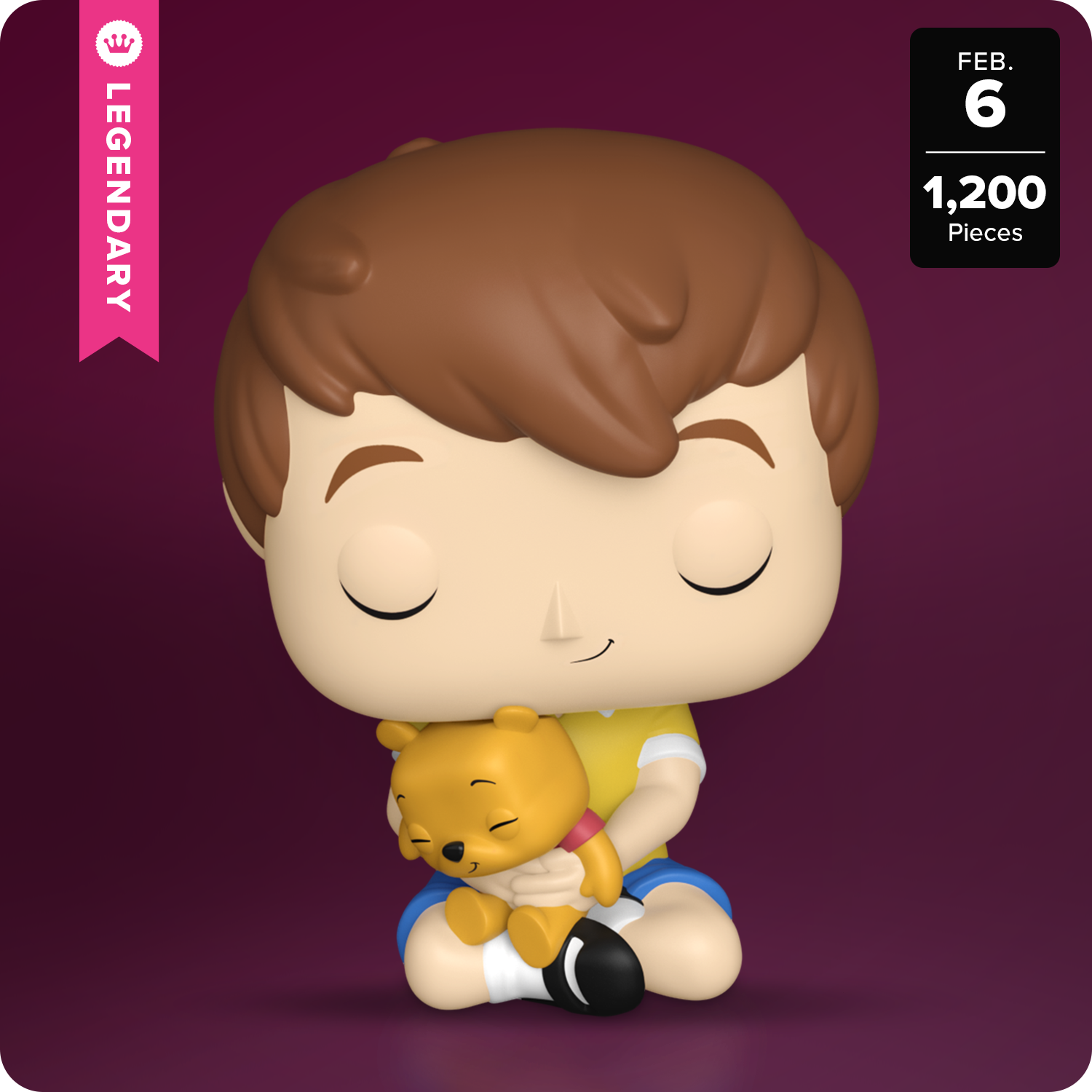 Funko Limited Edition Pop! Christopher Robin with Pooh with Pop! Protector 